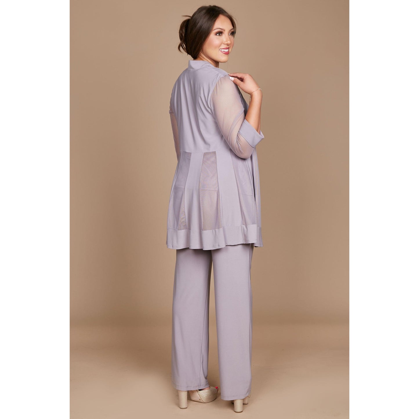 R&M Richards Plus Size Formal Pants Suit