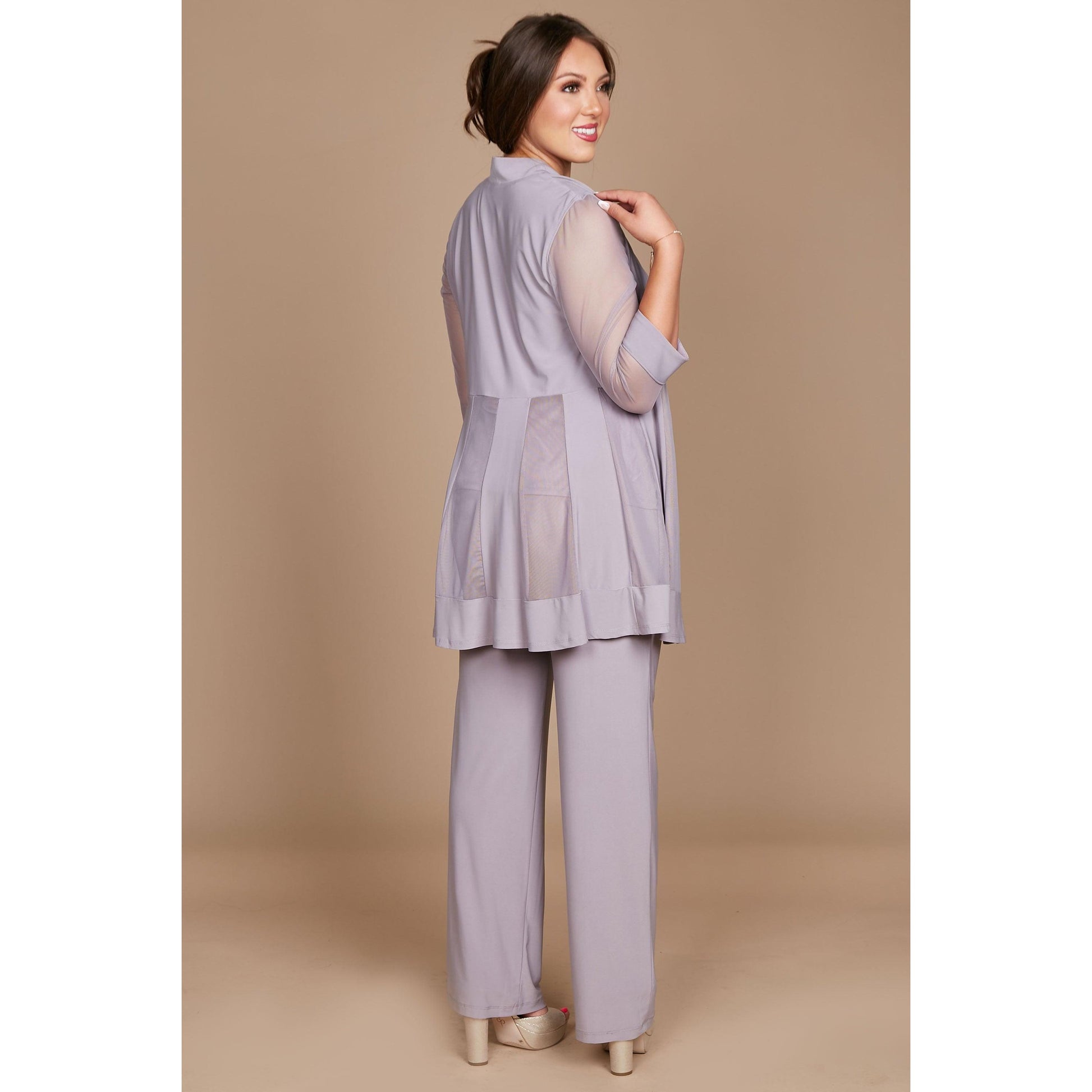 R&M Richards Plus Size Formal Pants Suit