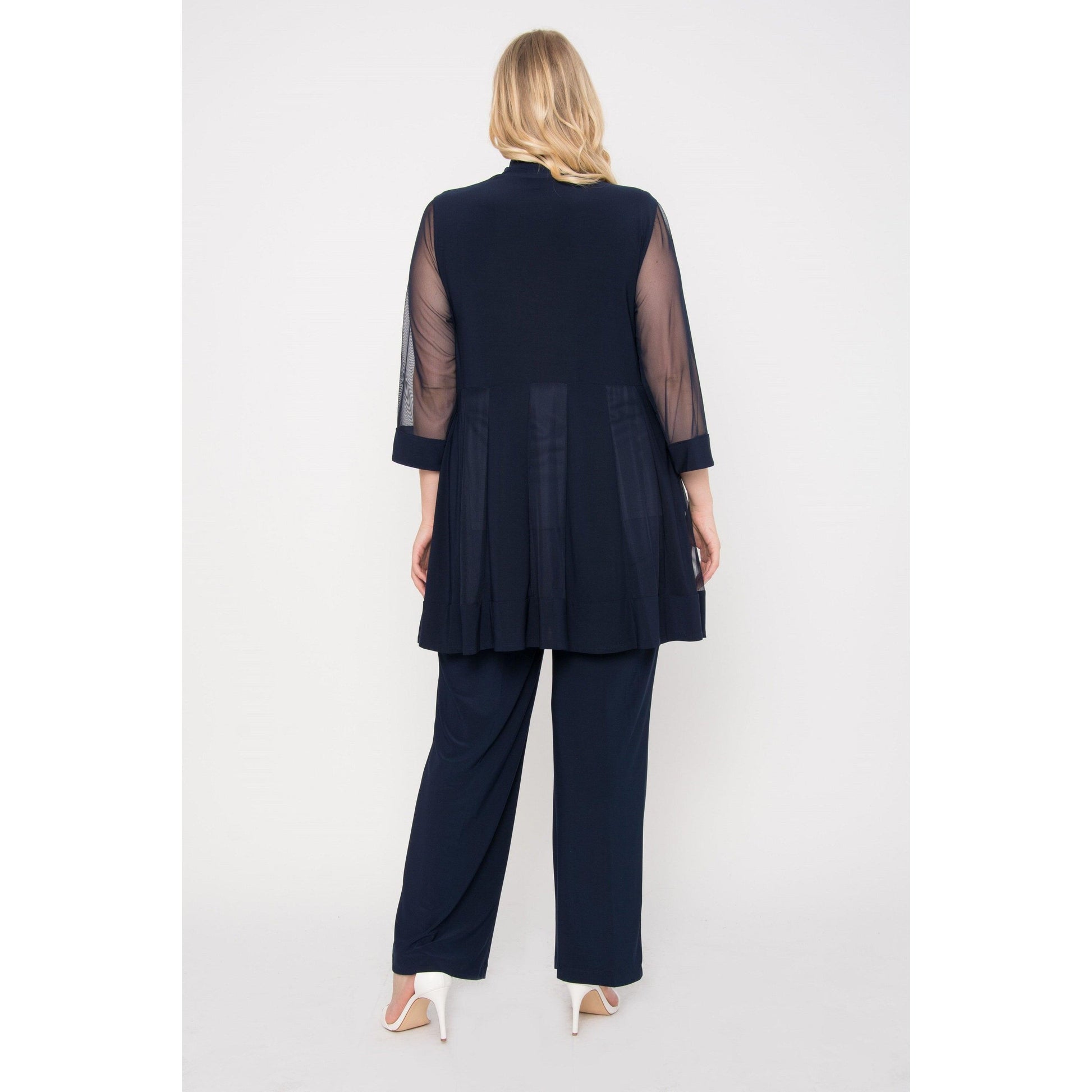 R&M Richards Plus Size Formal Pants Suit