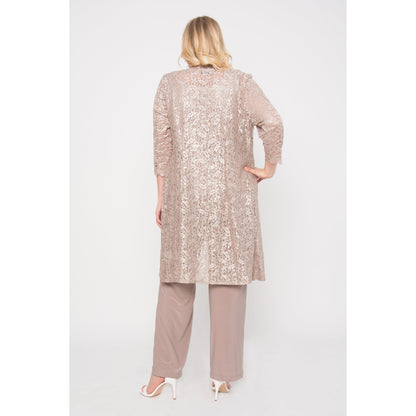 R&M Richards Plus Size Mother of Bride Pant Suit