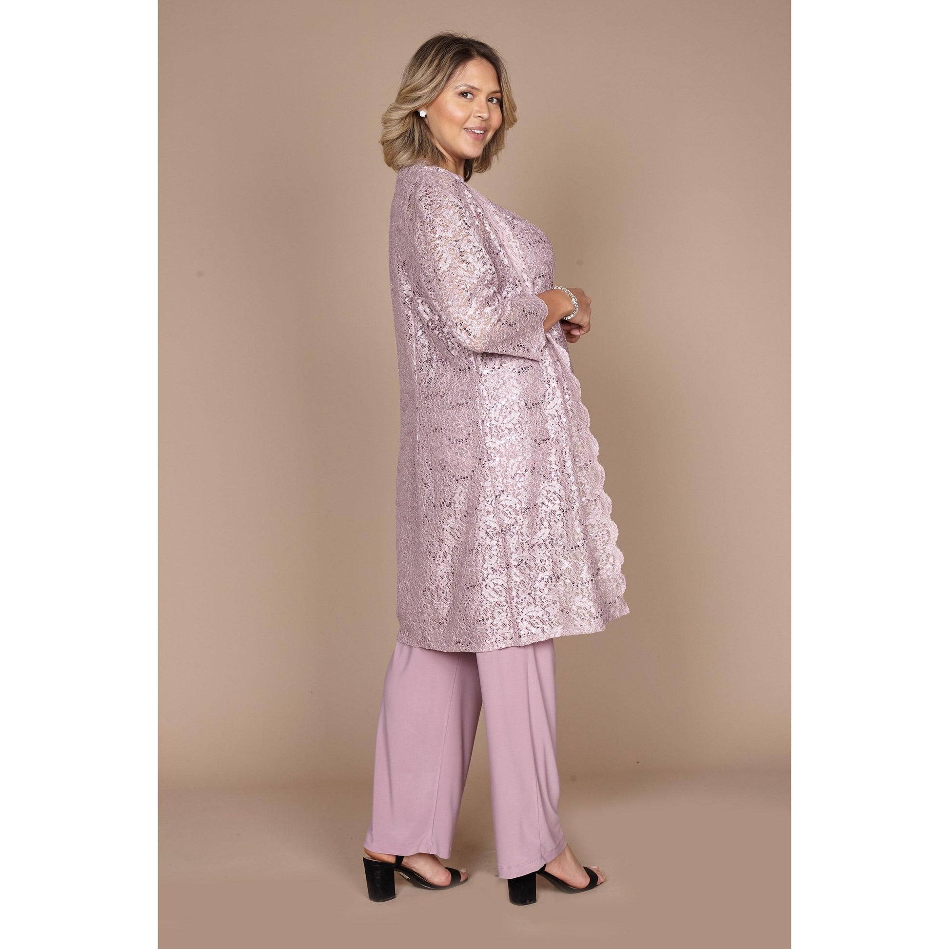 R&M Richards Plus Size Mother of Bride Pant Suit