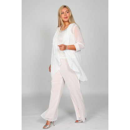 Formal Plus Size Pant Suit
