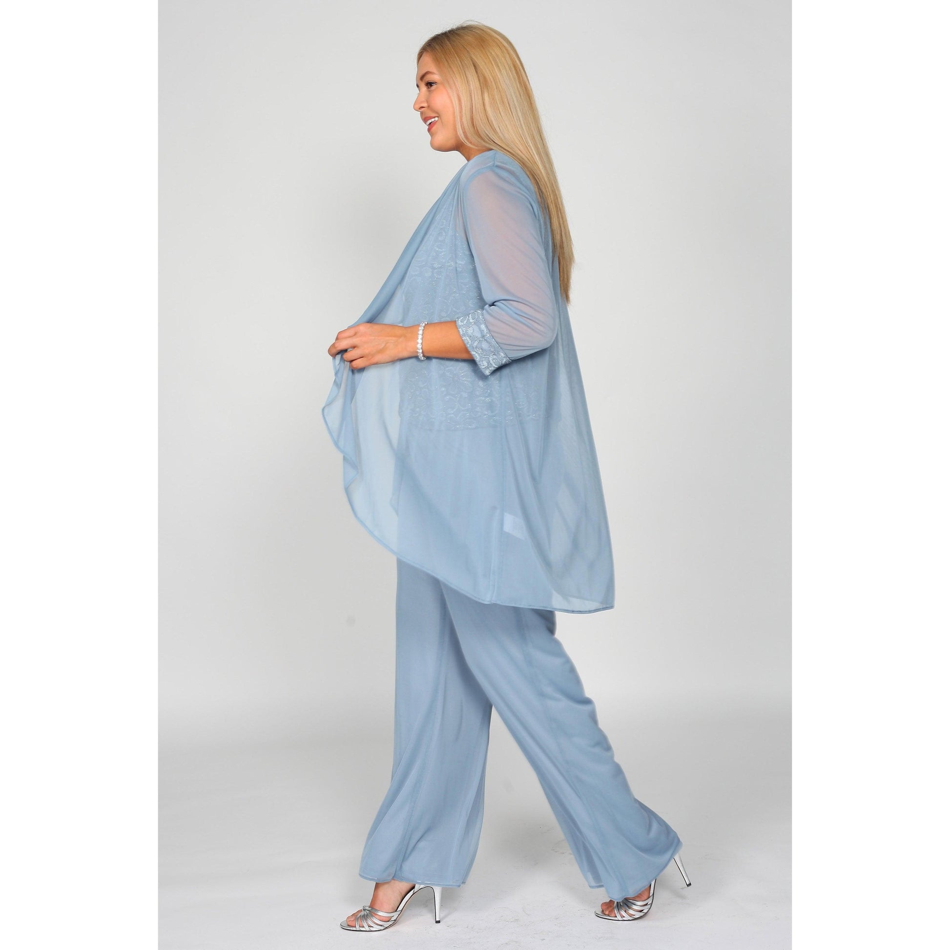 Formal Plus Size Pant Suit