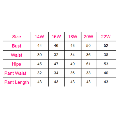 Formal Plus Size Pant Suit