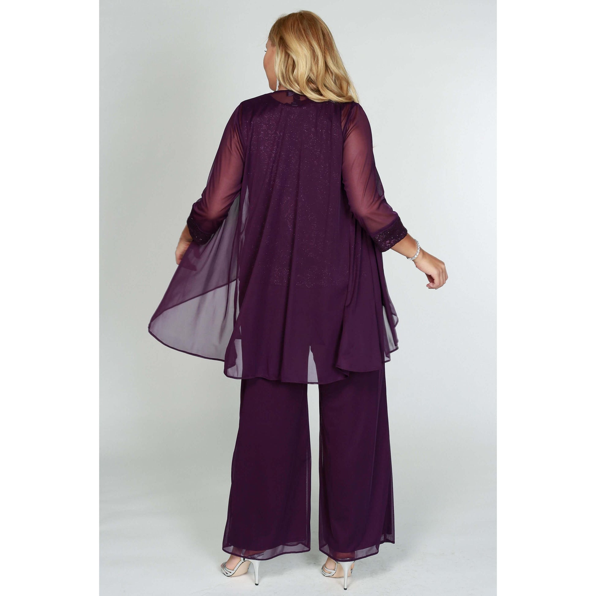 Formal Plus Size Pant Suit