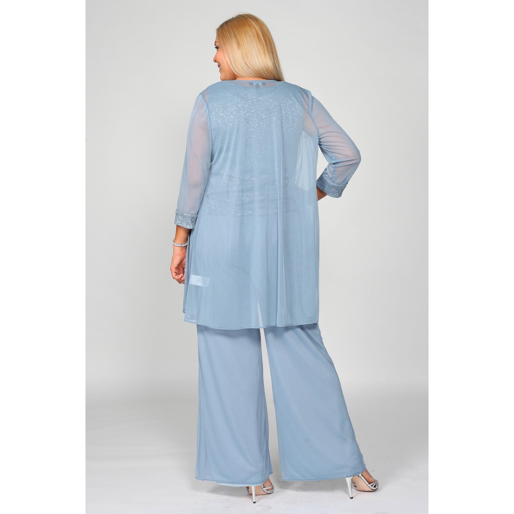 Formal Plus Size Pant Suit