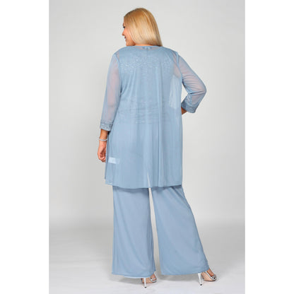Formal Plus Size Pant Suit