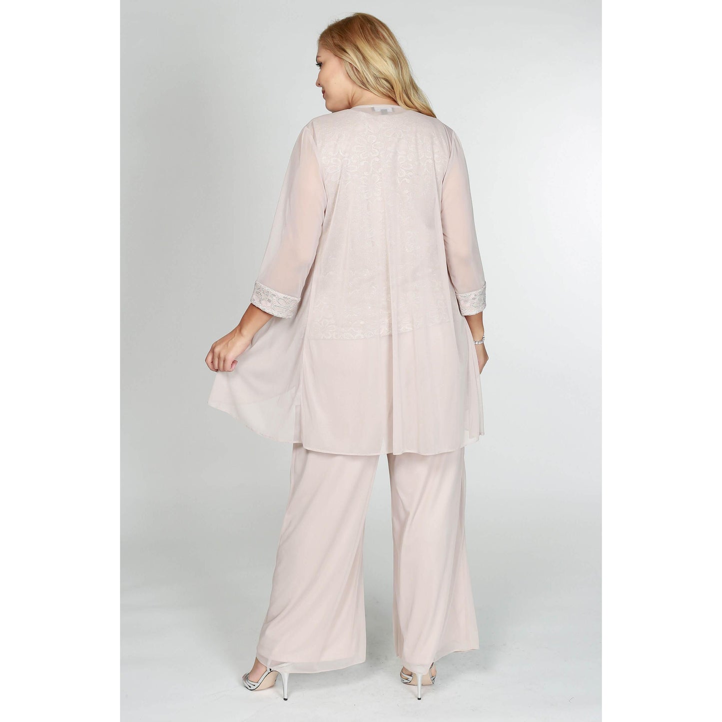 Formal Plus Size Pant Suit