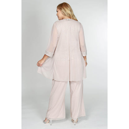 Formal Plus Size Pant Suit