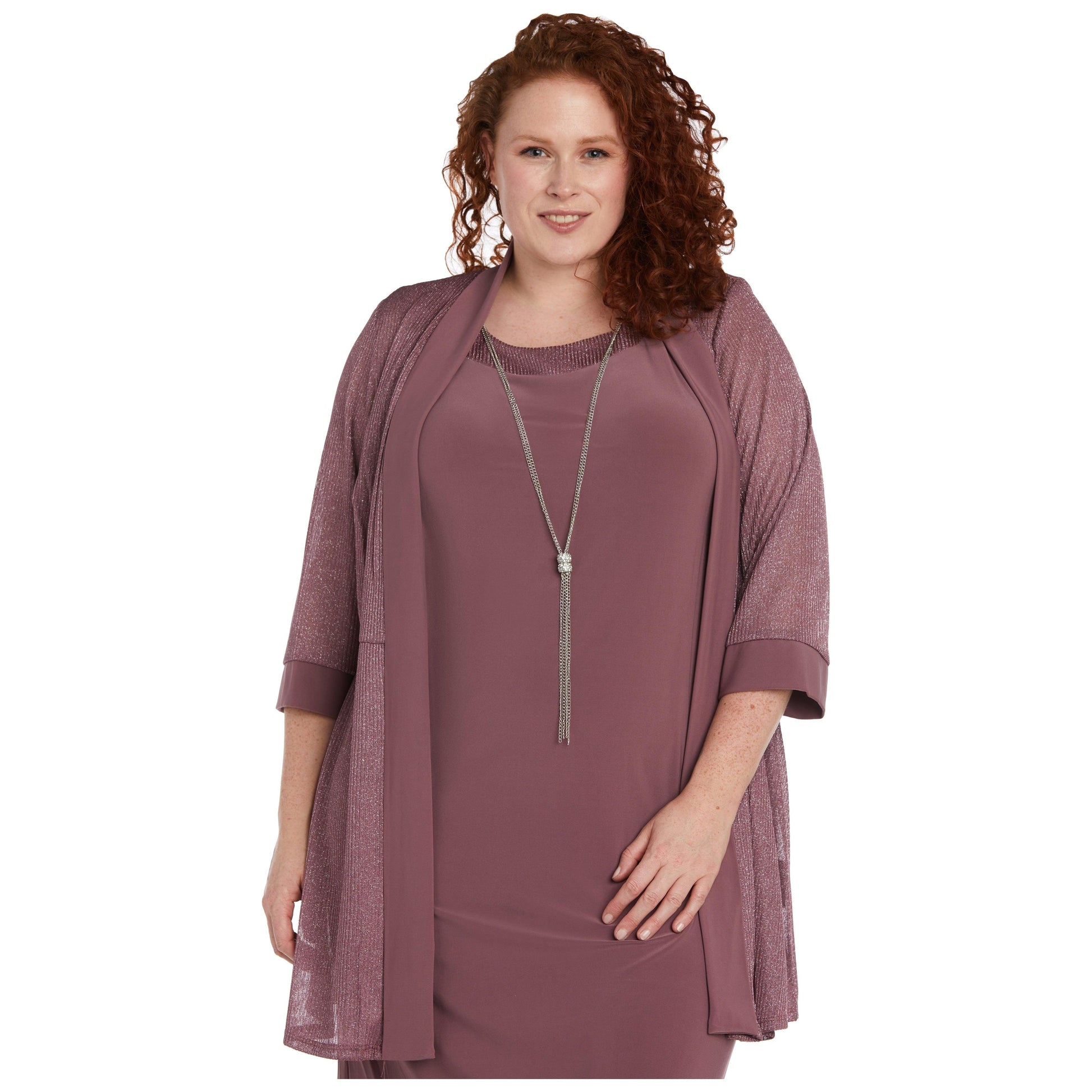 Plus Size Short Jacket Dress