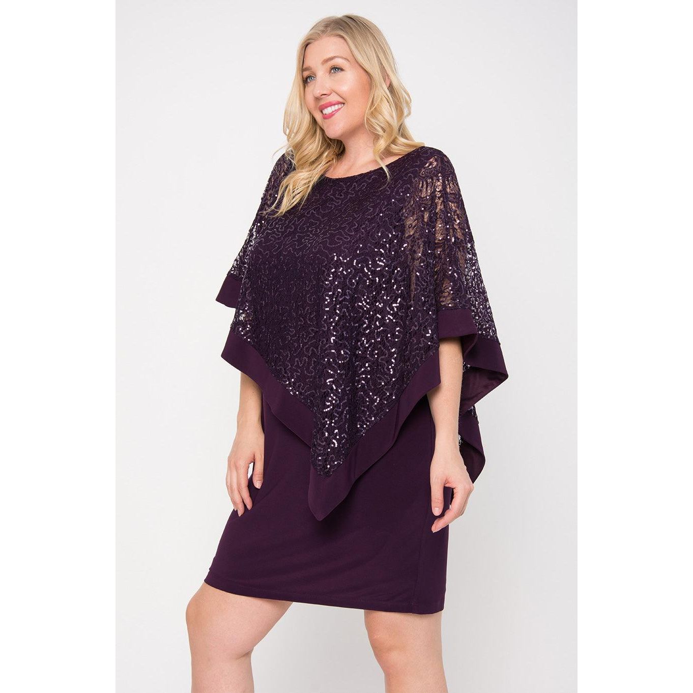 R&M Richards Short Plus Size Dress