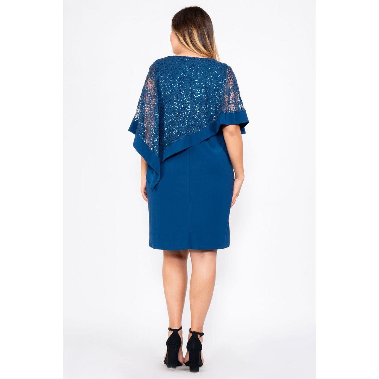 R&M Richards Short Plus Size Dress