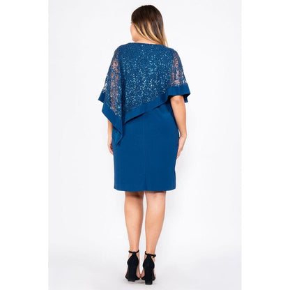 R&M Richards Short Plus Size Dress