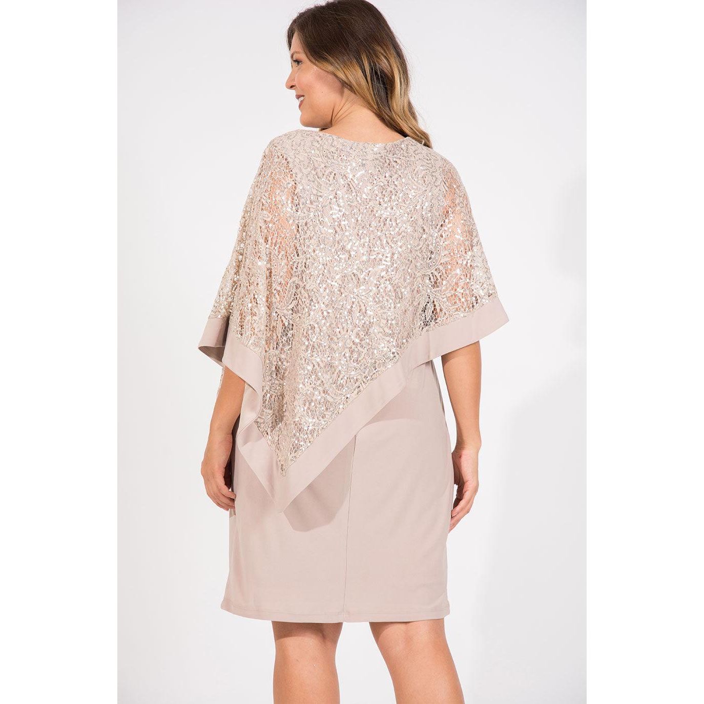R&M Richards Short Plus Size Dress