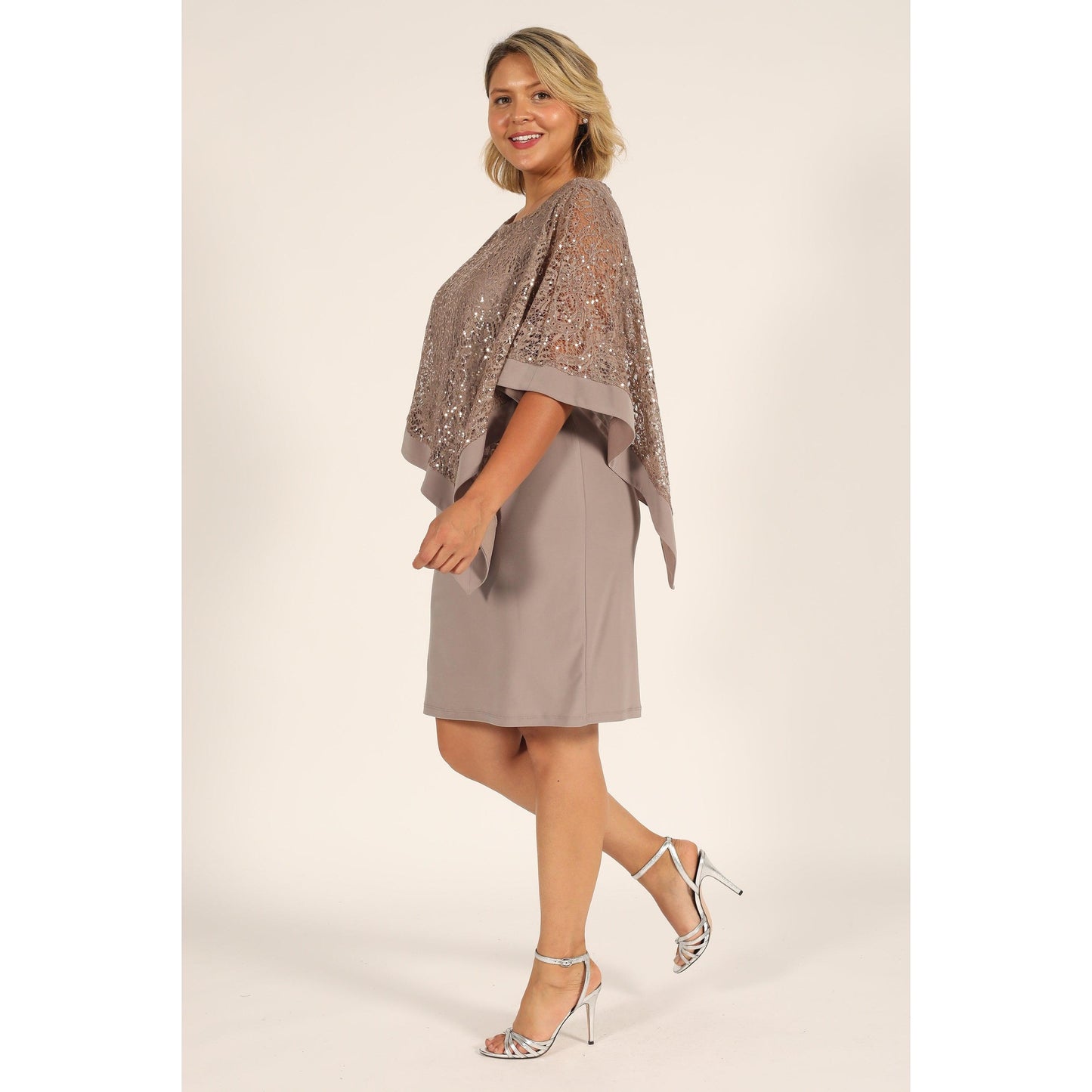 R&M Richards Short Plus Size Dress